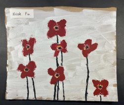 Poppies by Nicole from P4 at Rhu Primary