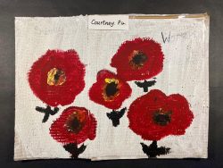 Poppies by Courtney from P4 at Rhu Primary
