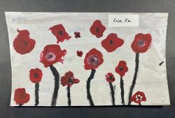 Poppies by Erin from P4 at Rhu Primary