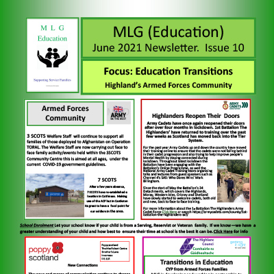 Cover Highland Council MLG education issue 10