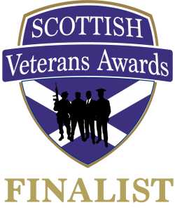 Scottish Veterans Awards Finalist badge