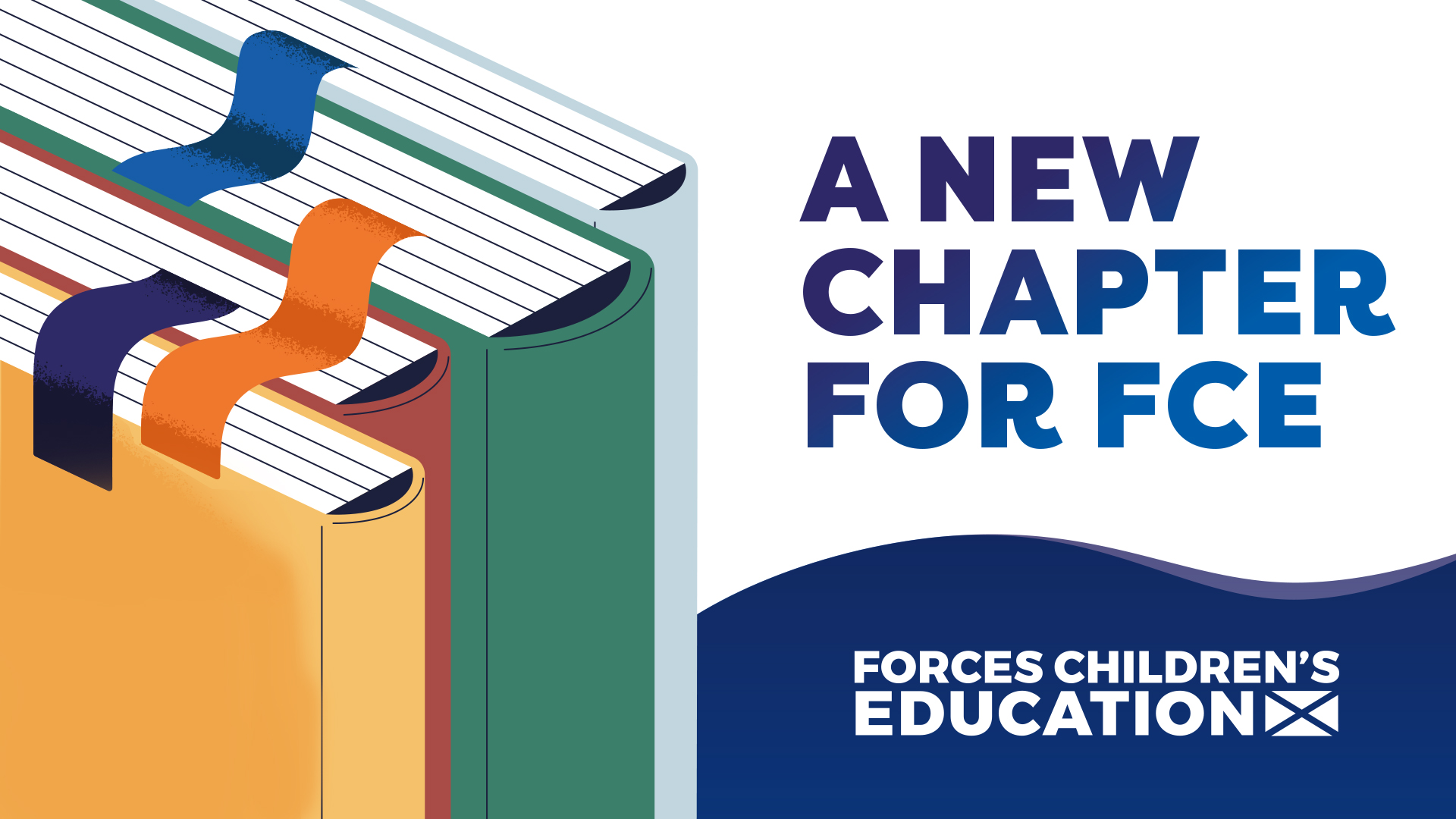 A poster reads "A new chapter for FCE"