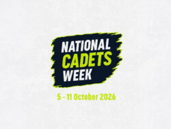 A logo showing the words "National Cadets Week: 5-11 October 2026"