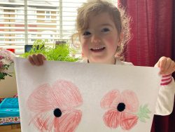 A pair of poppies by Calla, age 4